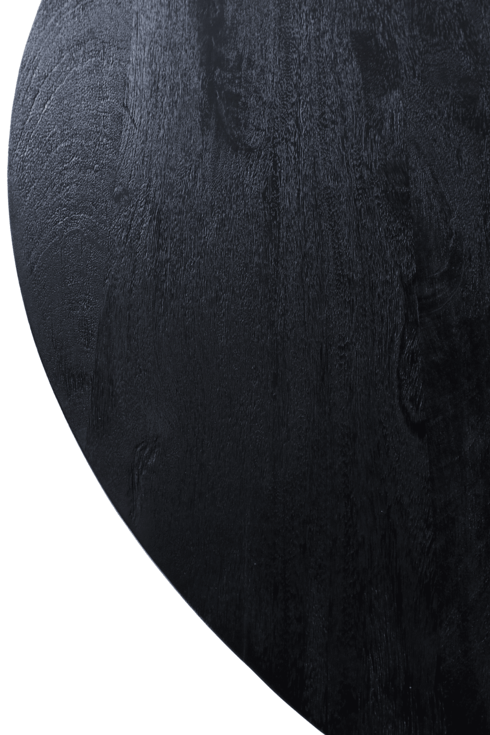 Zwarte mango eettafel 130 cm of 150 cm