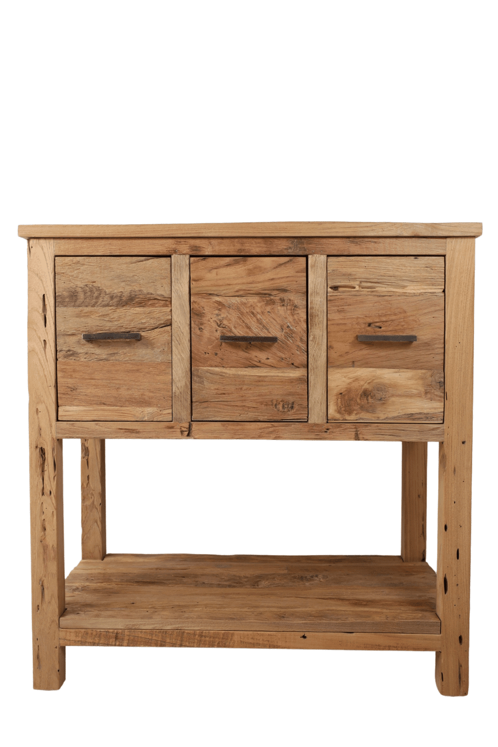 ruw robust badkamermeubel 80 cm teak hout