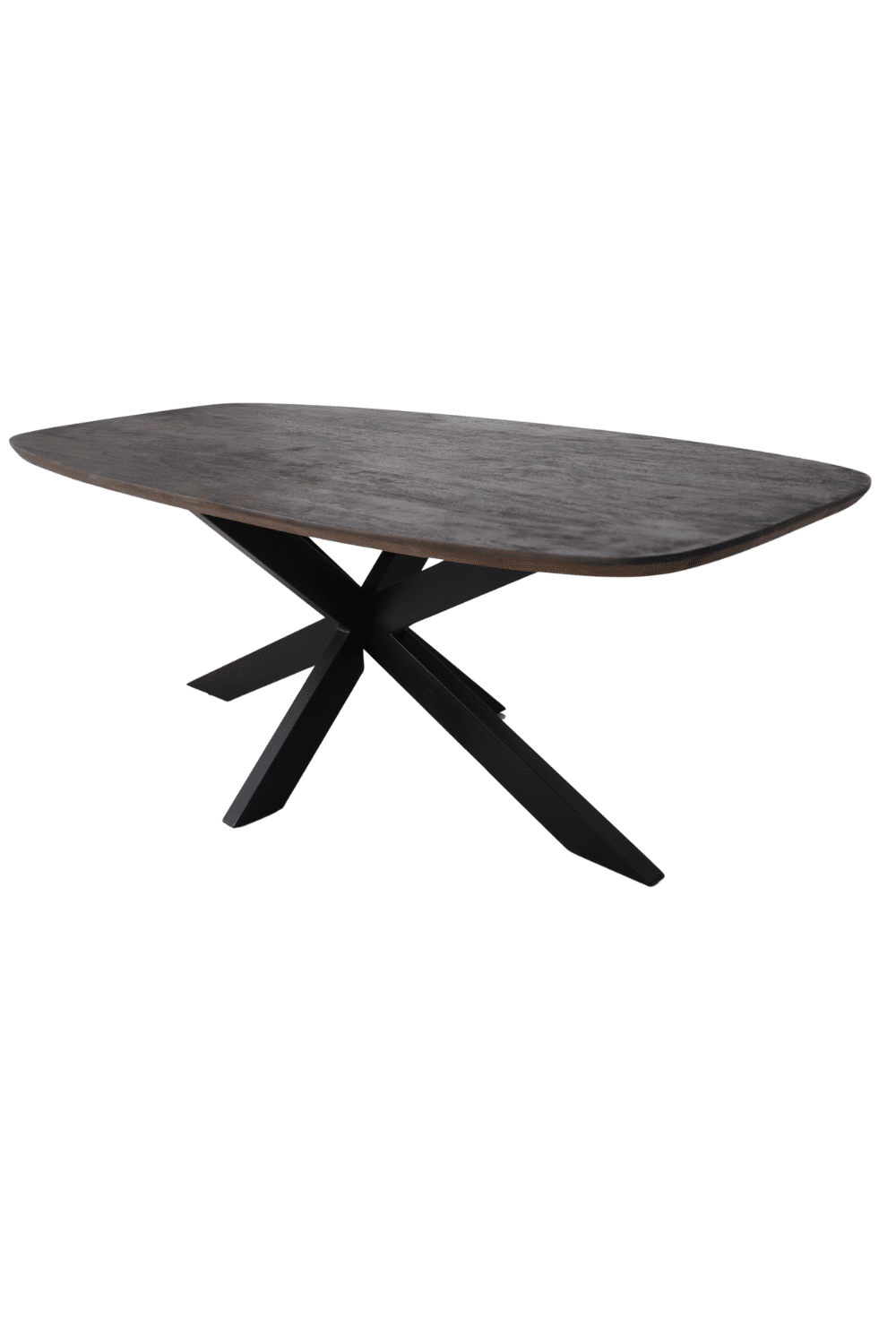 Deens ovale walnoot bruine kleurige eettafel mango hout 220 cm
