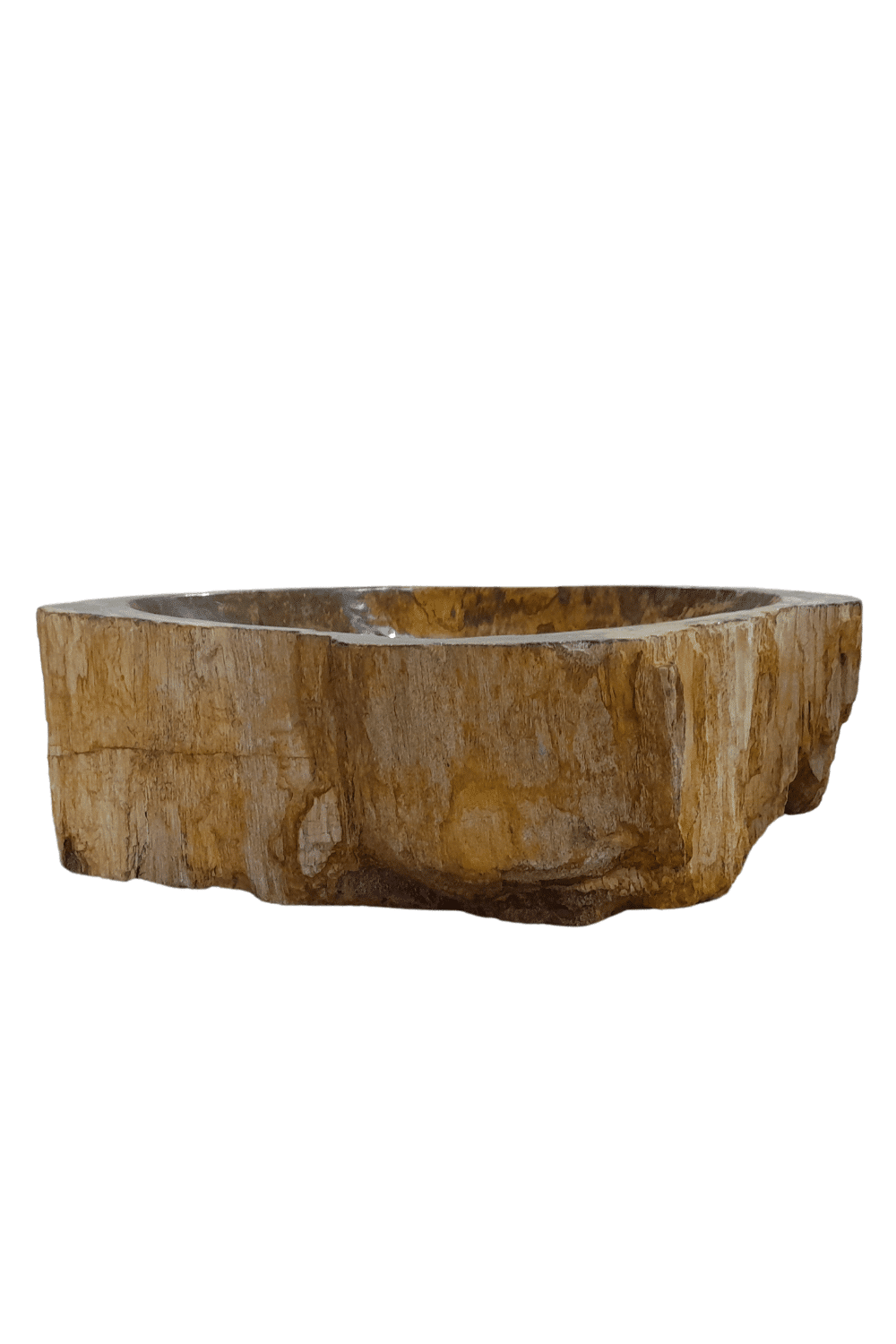 Fossiele wasbak beige 48x34x15cm