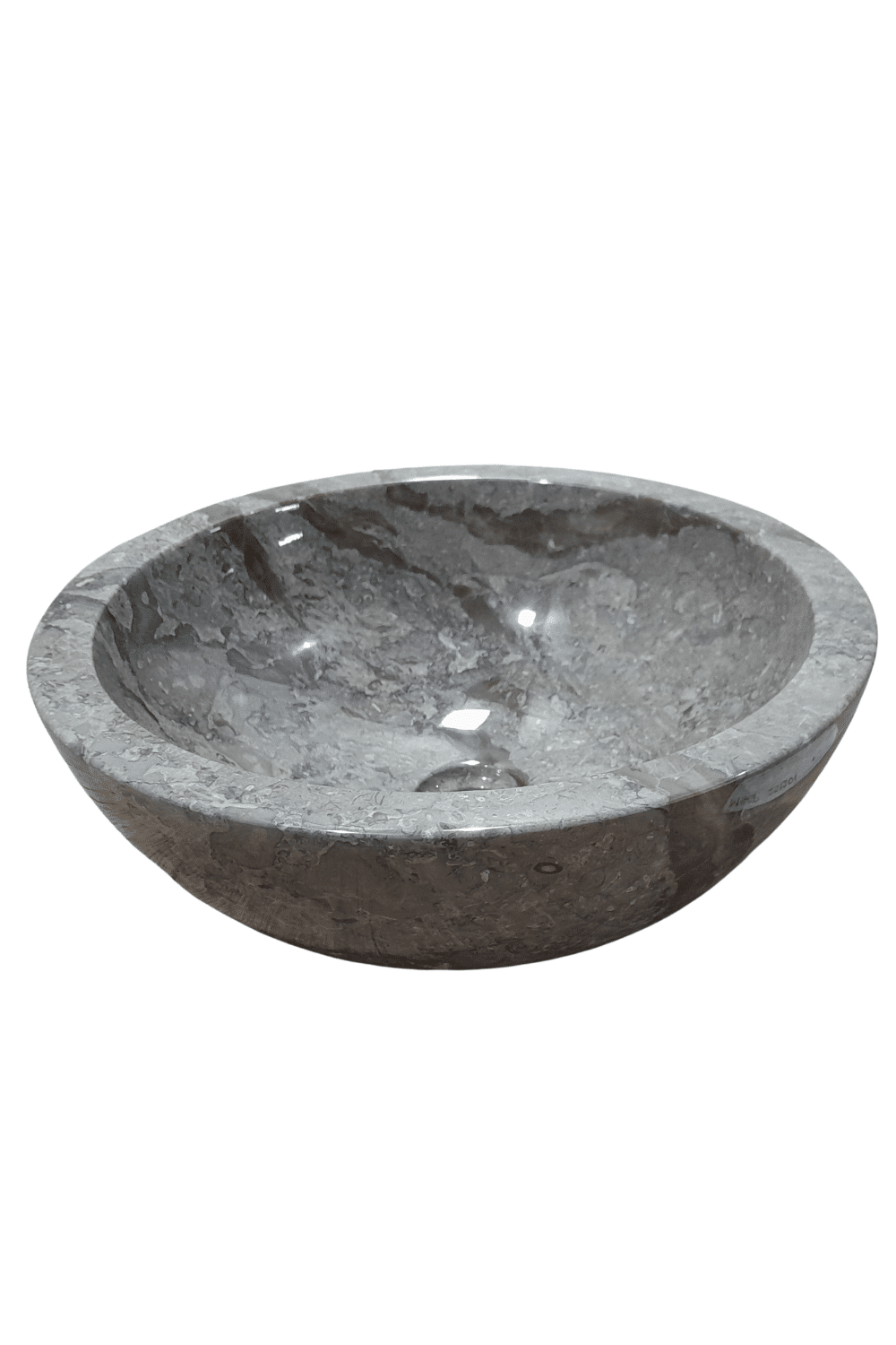 Grijs marmeren wasbak rond 40x40x15 cm polish bowl