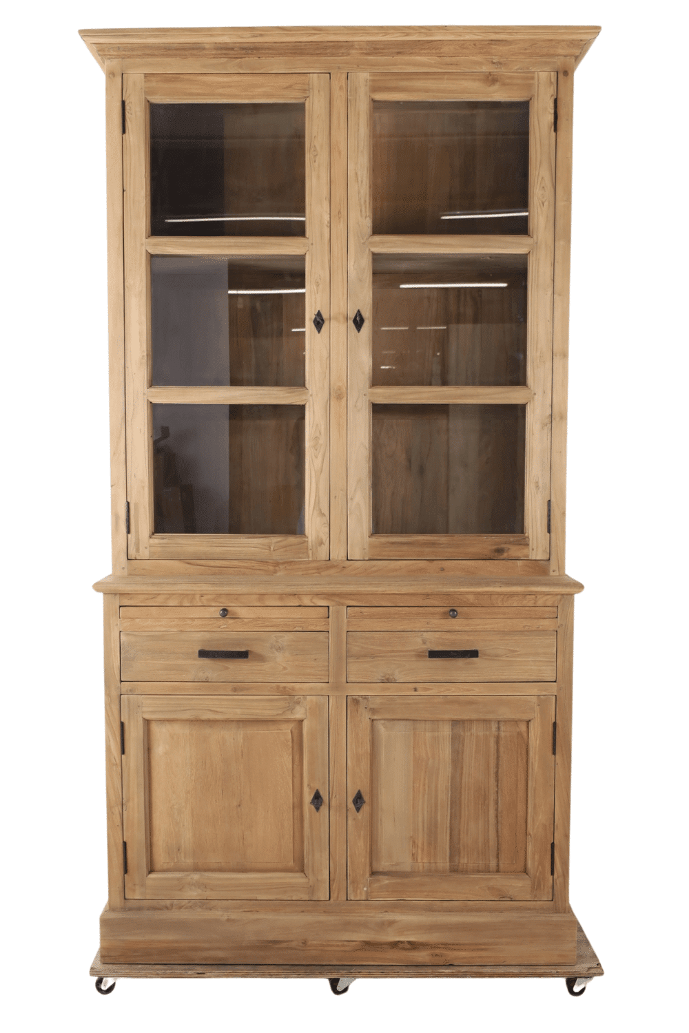 Klassieke vitrinekast 121x52x220 cm