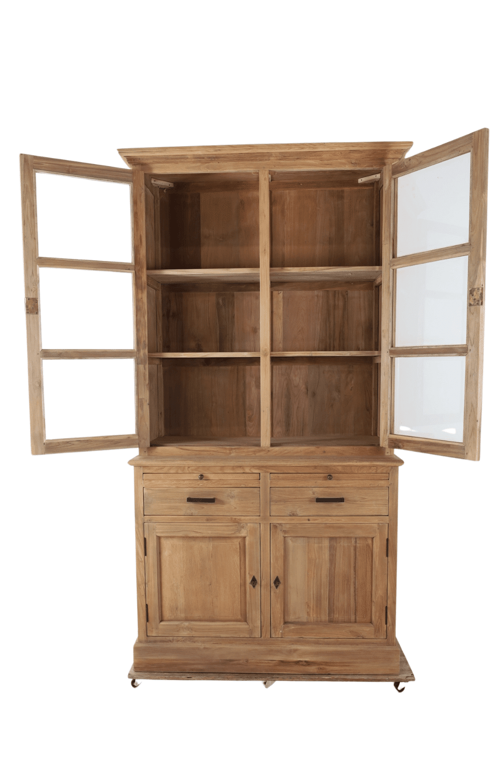 Klassieke vitrinekast 121x52x220 cm
