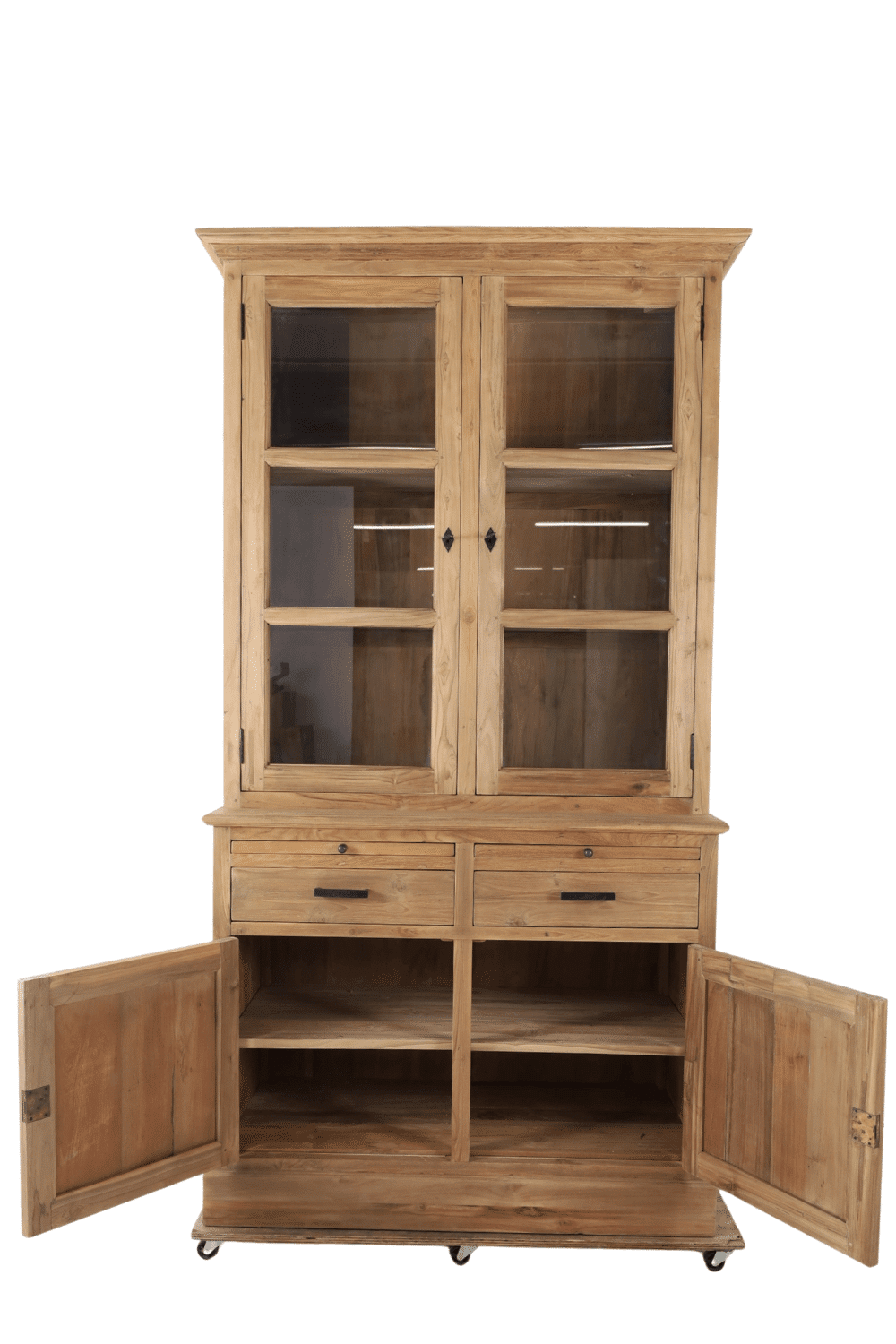 Klassieke vitrinekast 121x52x220 cm