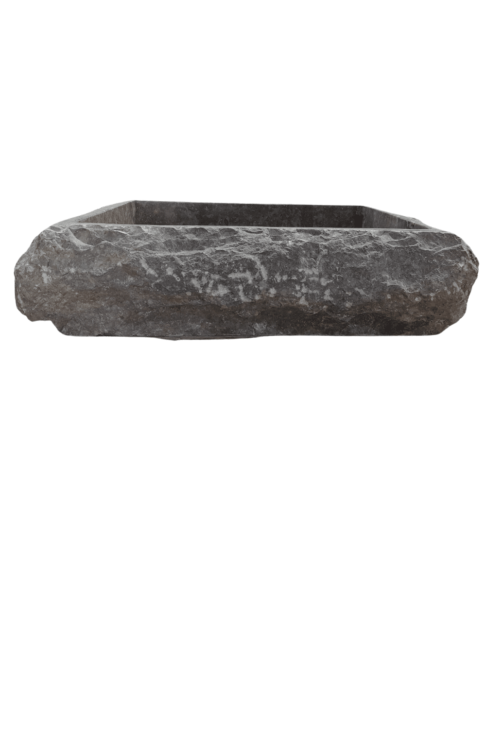 Licht grijze marmere wasbak rechthoekig 50x40x13 cm
