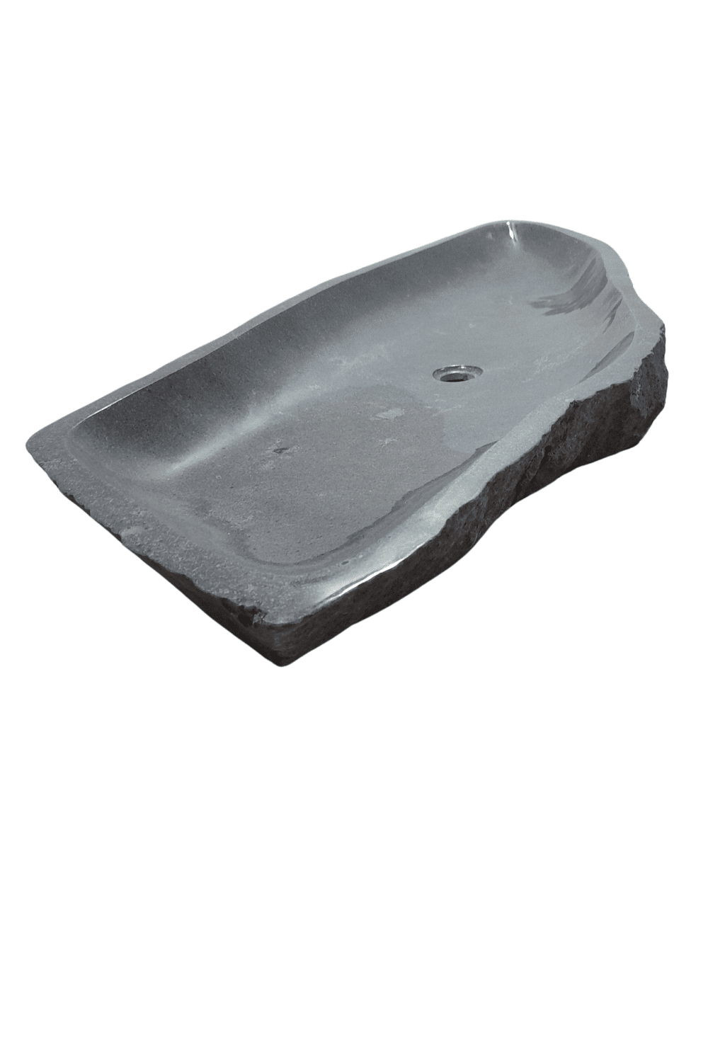 dubbele Natuurstenen rivierkei wasbak 120x45x10 cm RXXL