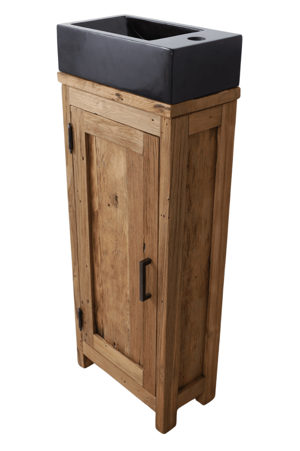 Toiletkastje grof teakhout full wood 36x20x85 cm