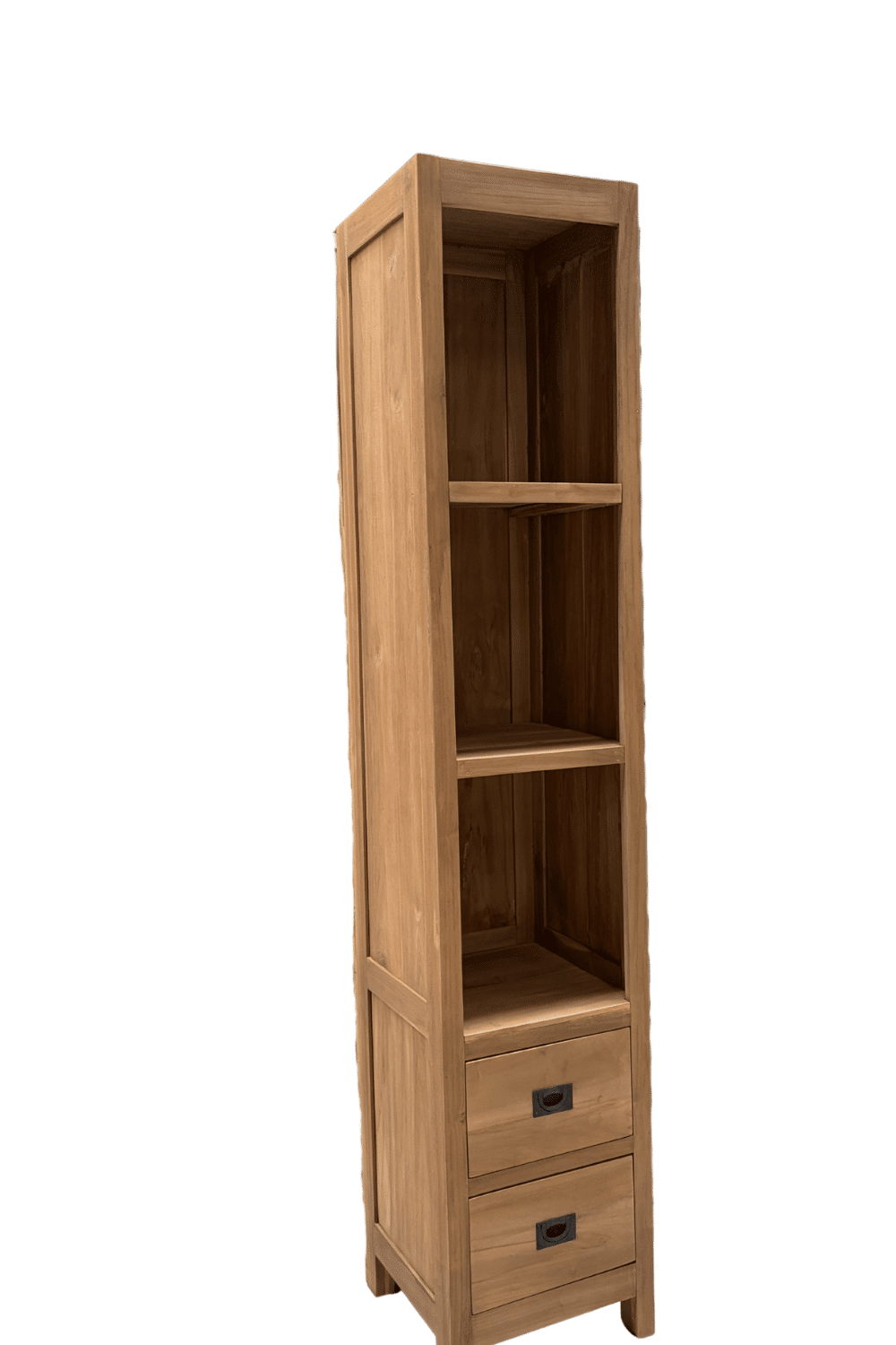 bc 1 open kolomkast teak hout 40x40 x200 cm