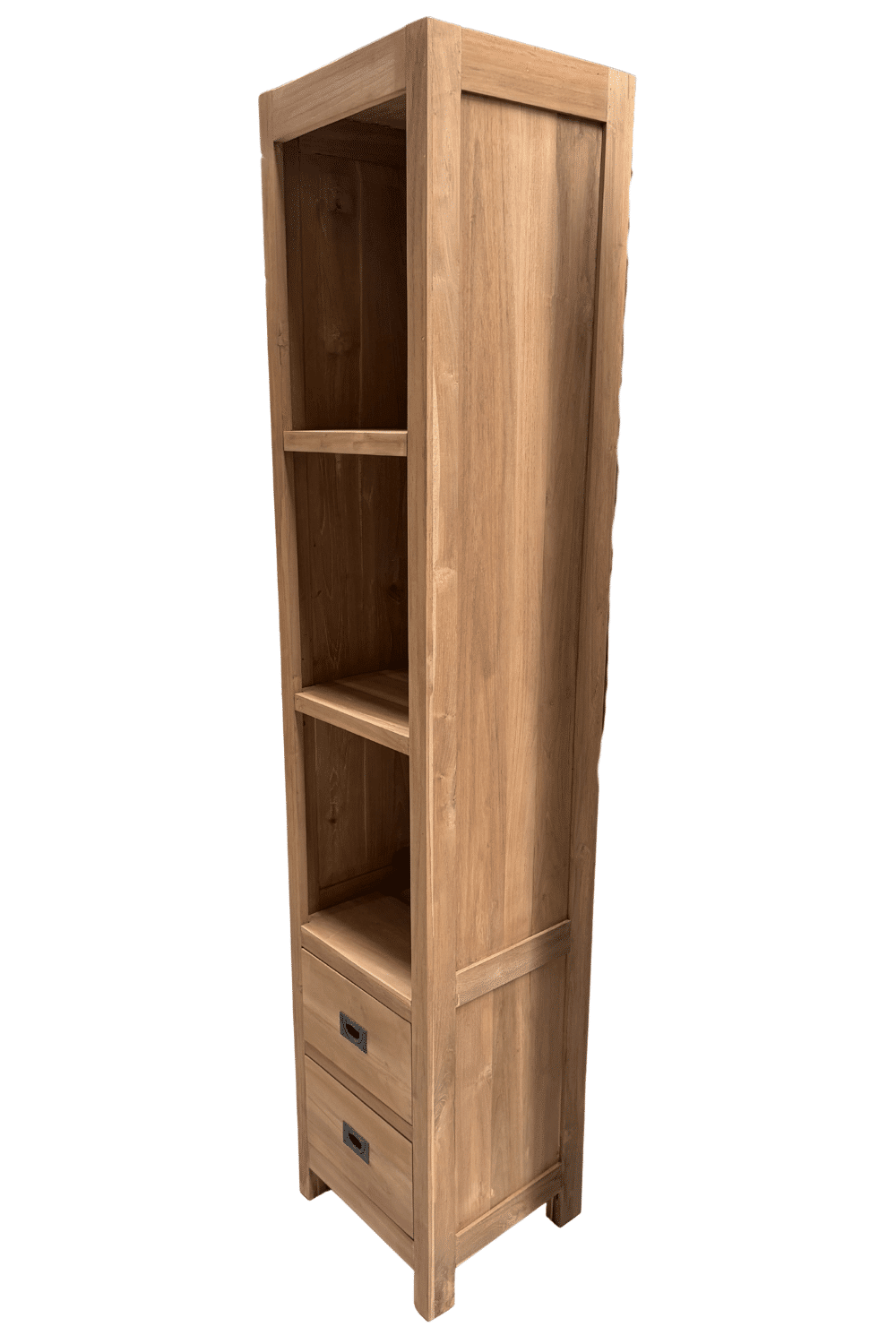 bc 1 open kolomkast teak hout 40x40 x200 cm