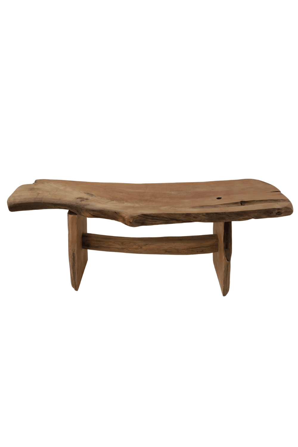 teak houten bankje 117x30x44 cm