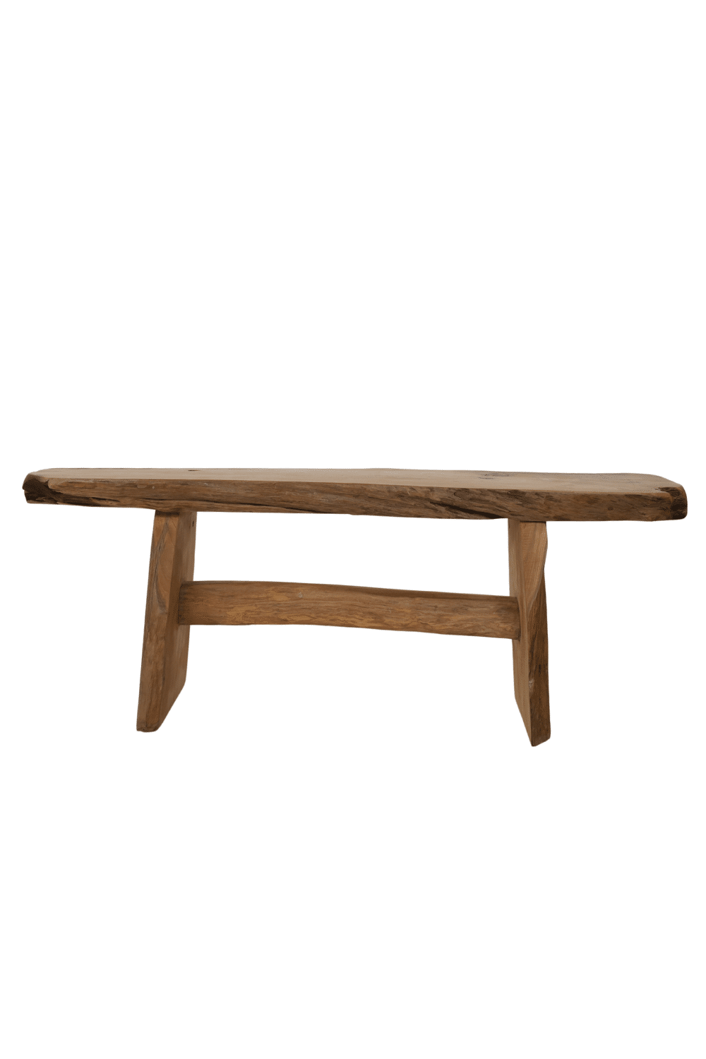 teak houten bankje 120 cm voor in badkamer of slaapkamer