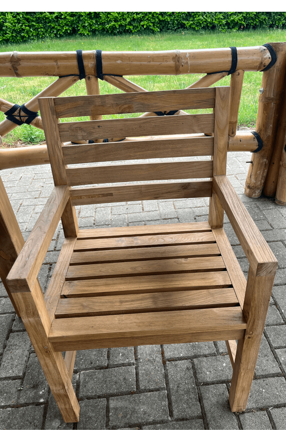 Teak houten tuinstoel