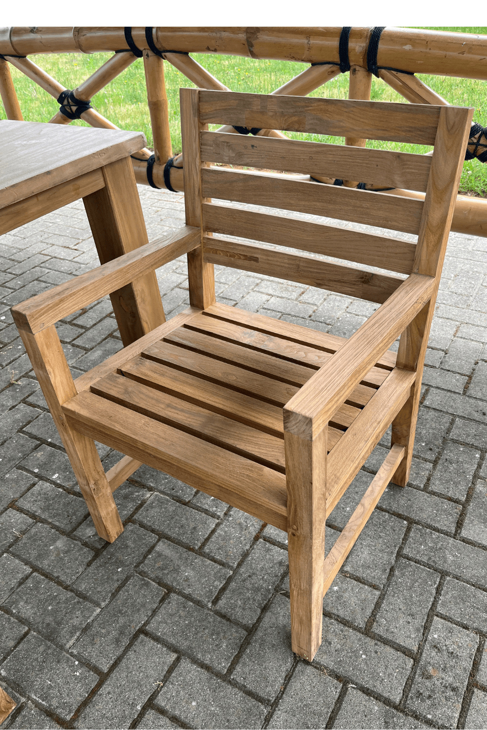 Teak houten tuinstoel