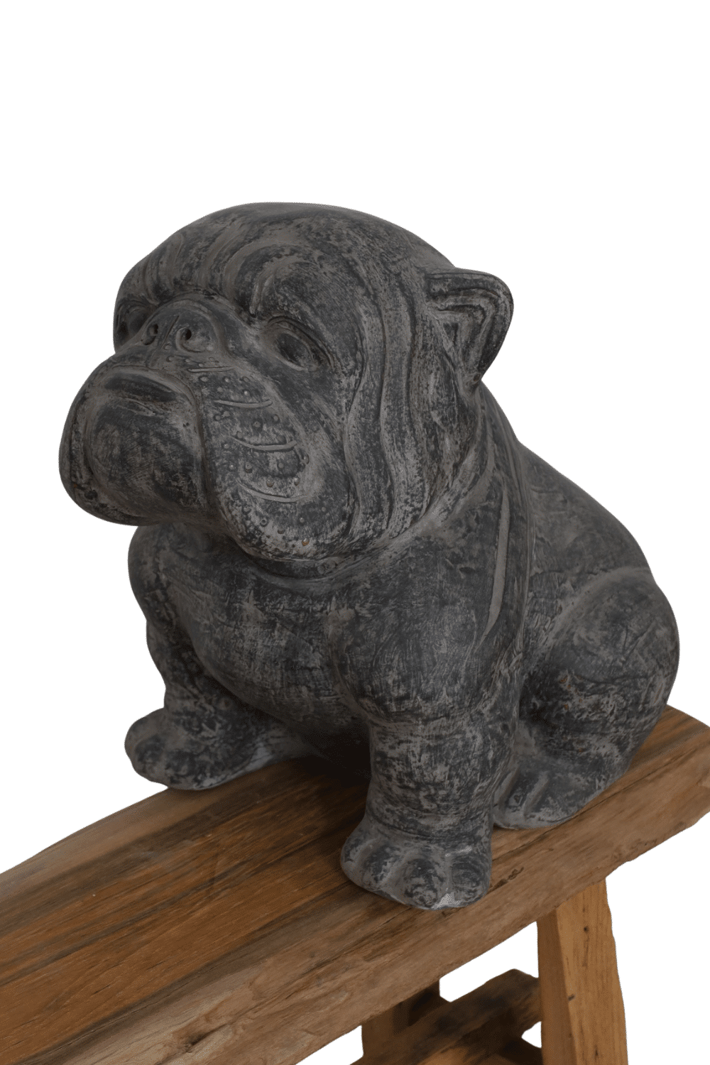 Franse bulldog tuin beeld 30x45x42 cm