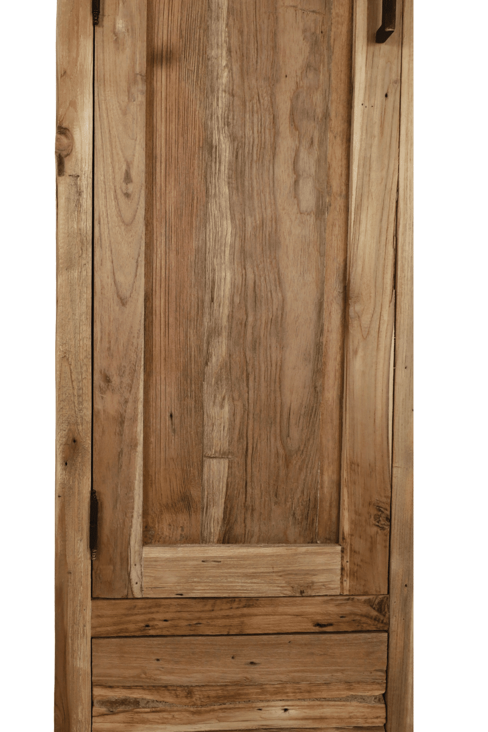 Full wood kolomkast, paneel deur knopje rechts