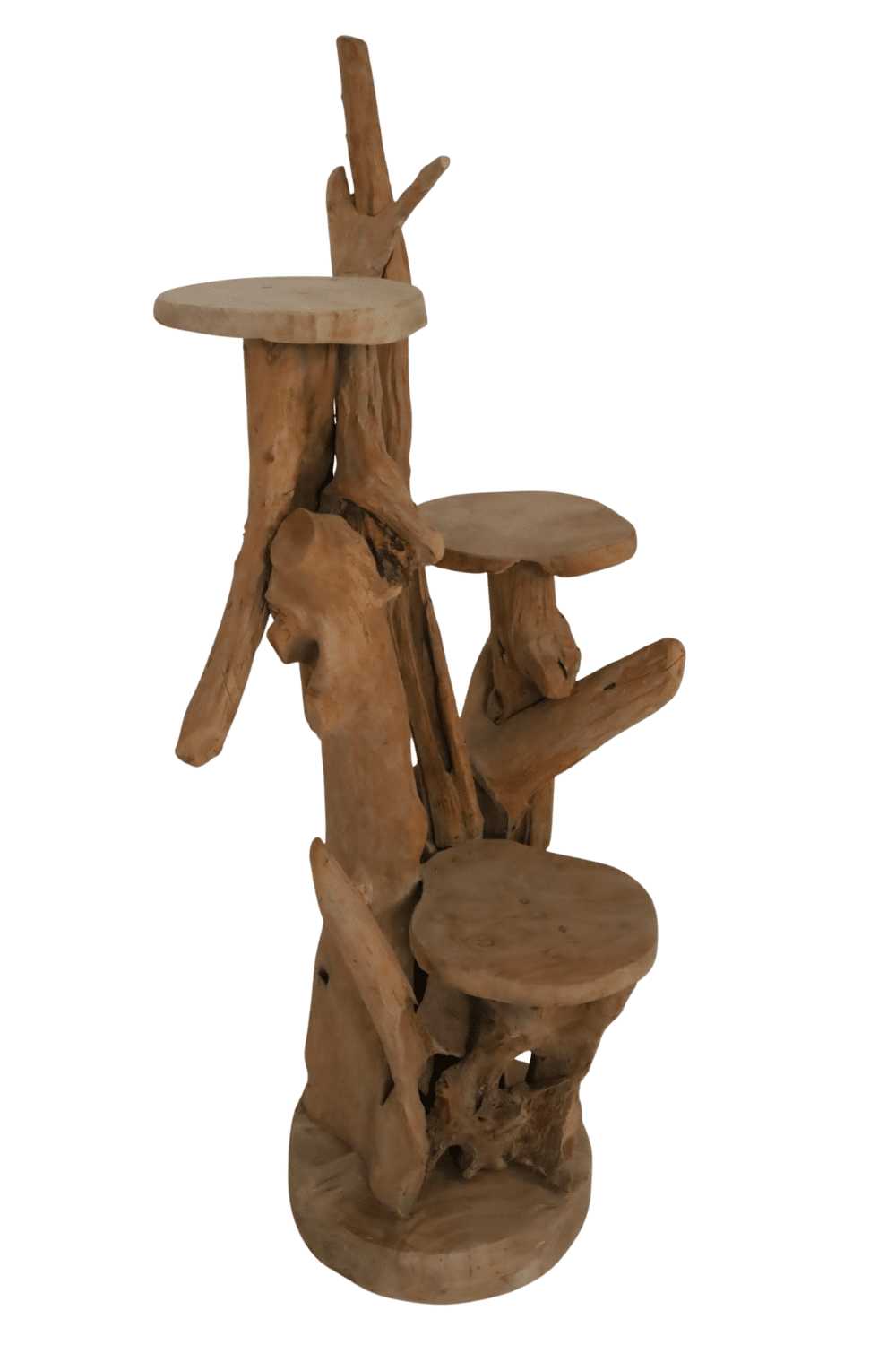 Kattenpaal houten etagere 60x60x120 cm