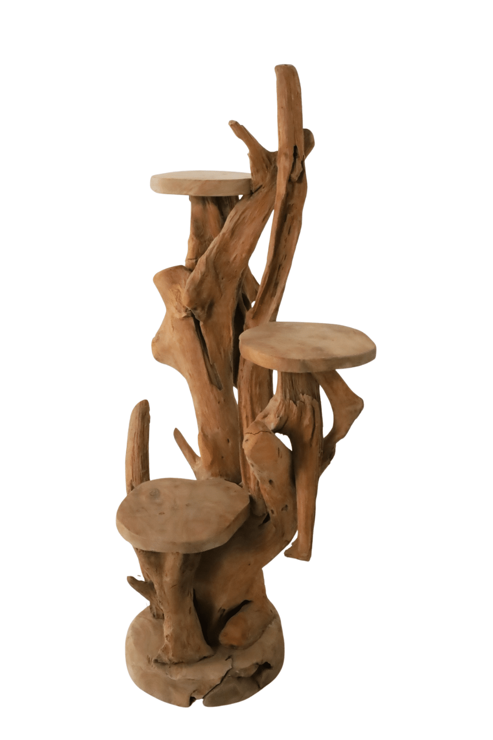 Kattenpaal houten etagere 60x60x120 cm