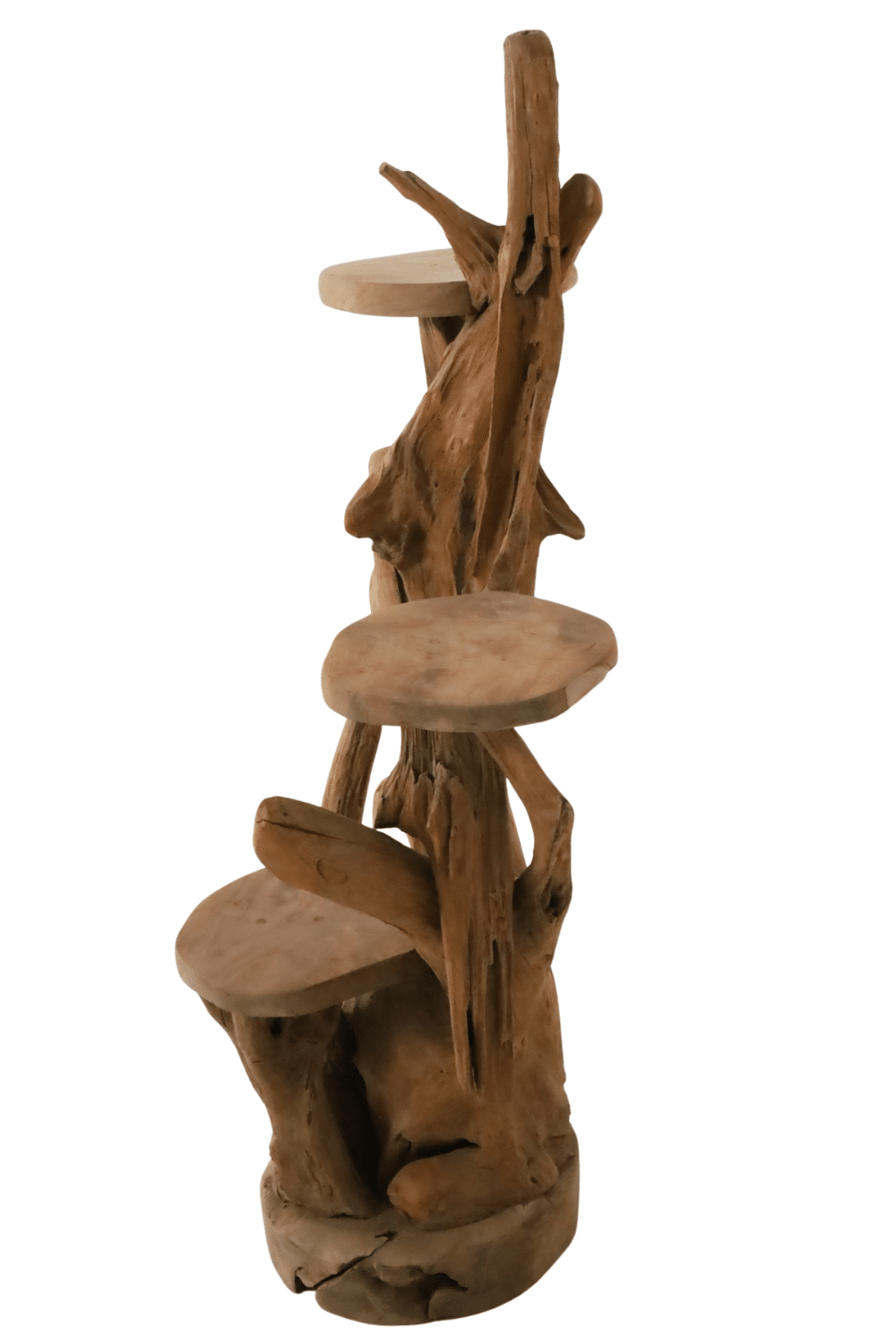 Kattenpaal houten etagere 60x60x120 cm