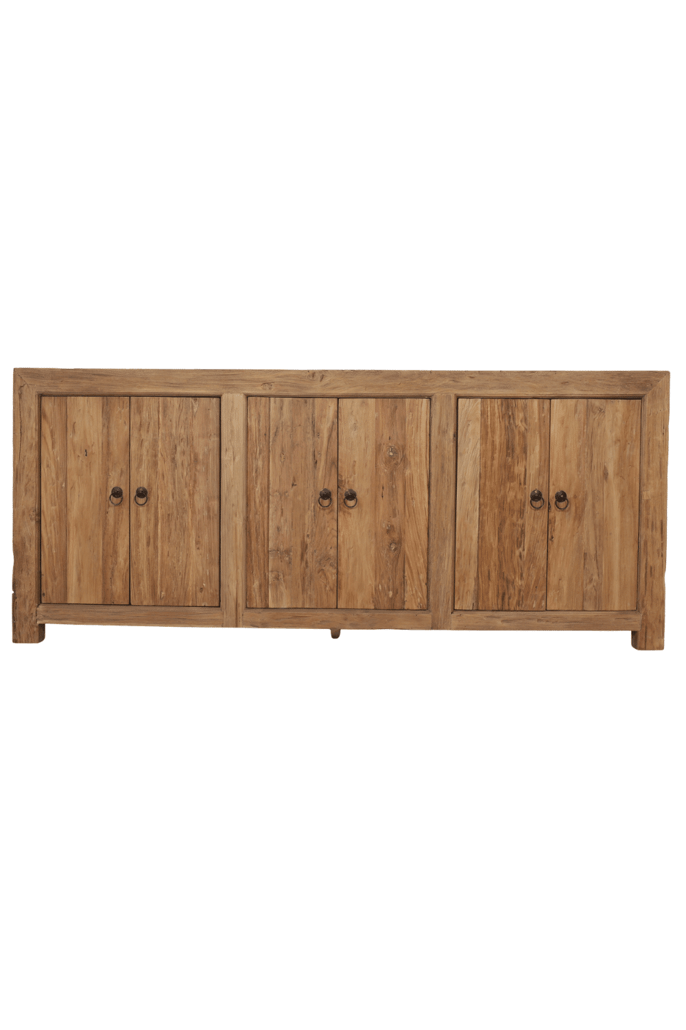 teak houten Landelijk chinees Badkamermeubel 200x50x85 cm met alleen deuren