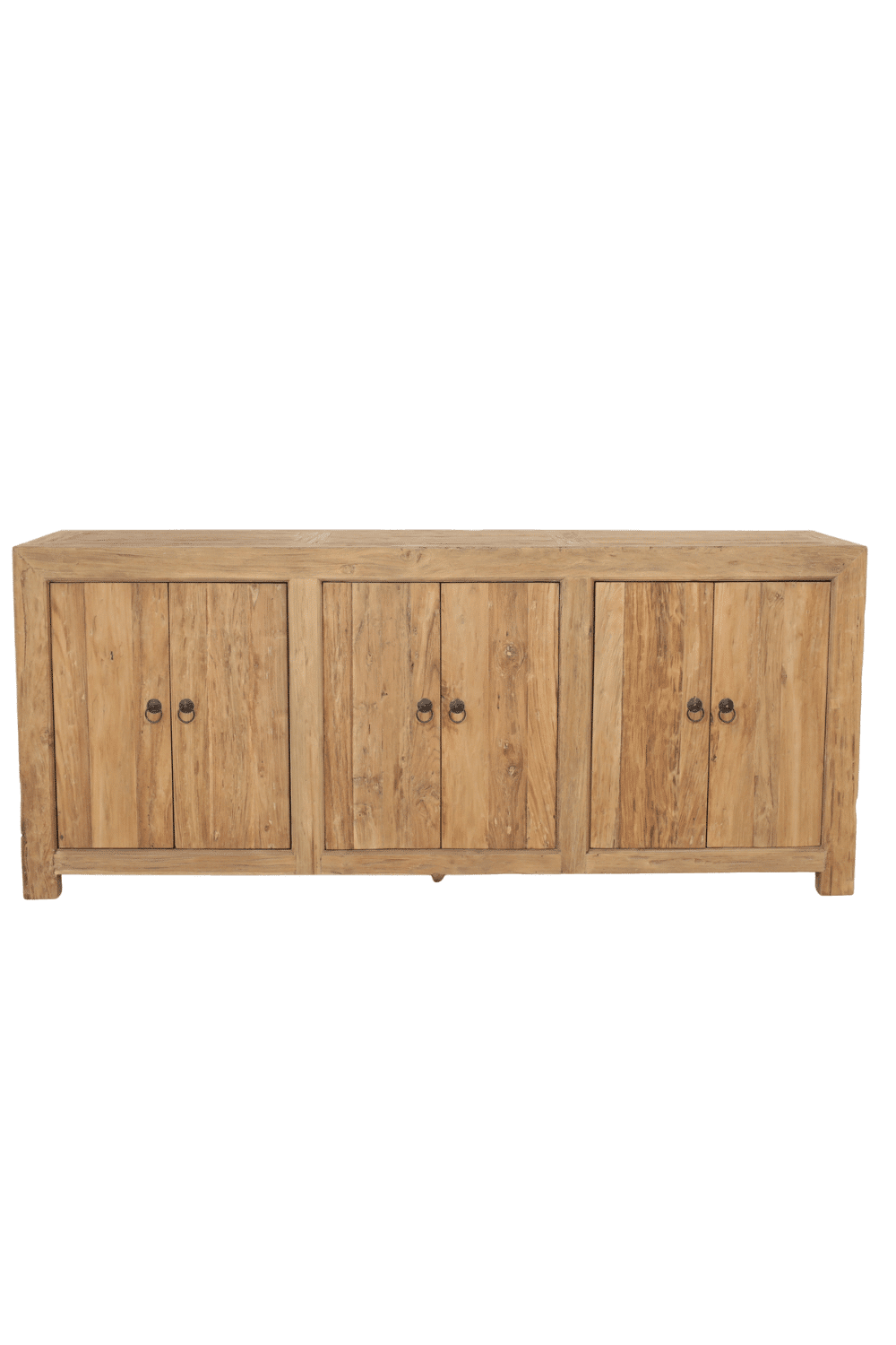 teak houten Landelijk chinees Badkamermeubel 200x50x85 cm met alleen deuren