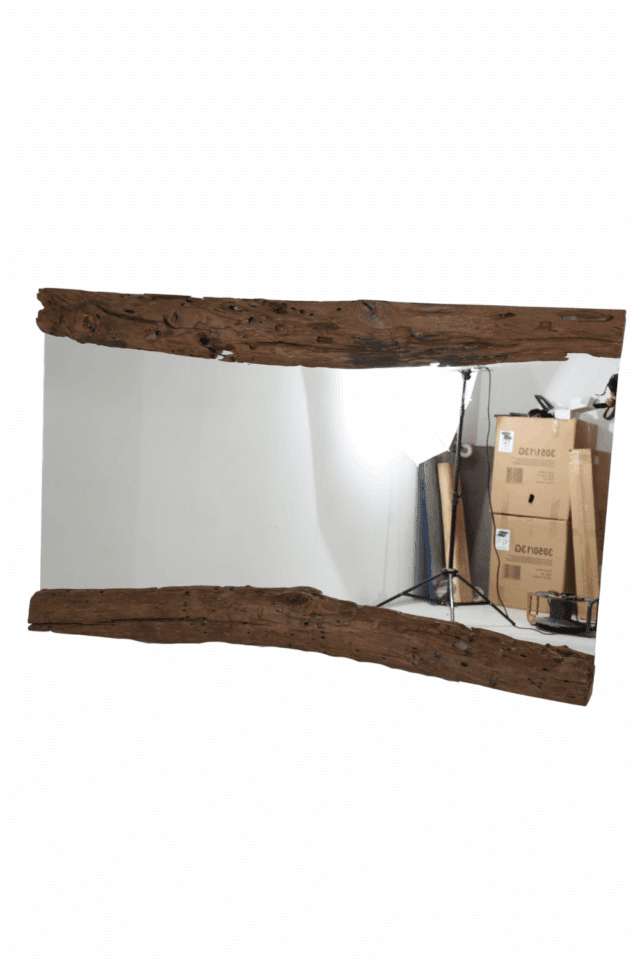 unieke spiegel met boomstam rand 150x90 cm