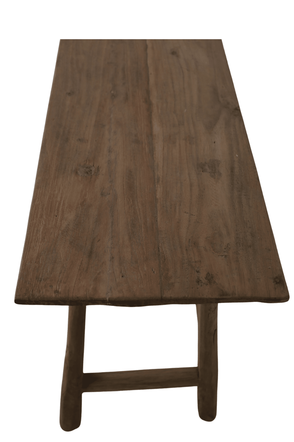 Teak houten oude sidetable met charme 200x40x80 cm