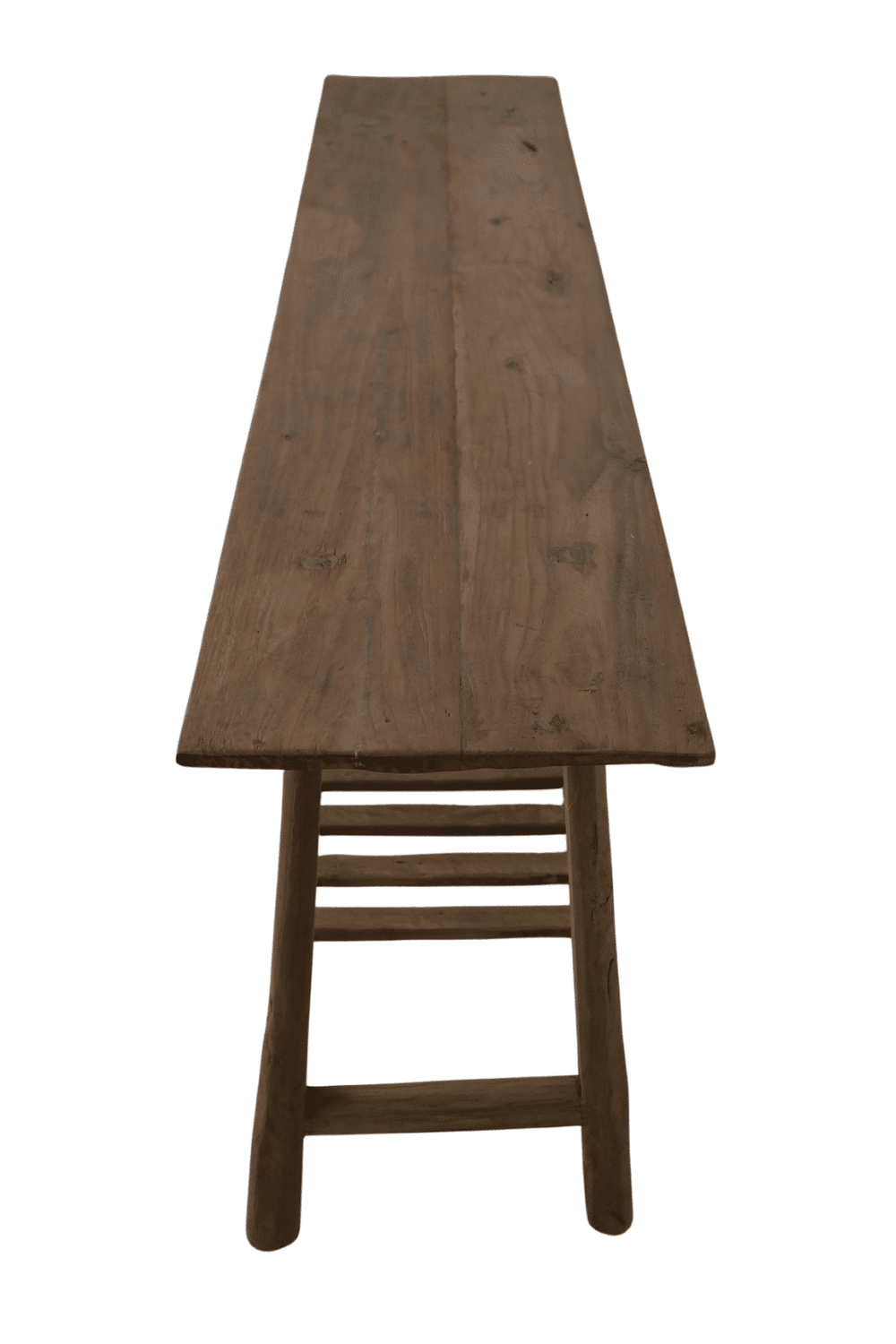 Teak houten oude sidetable met charme 200x40x80 cm