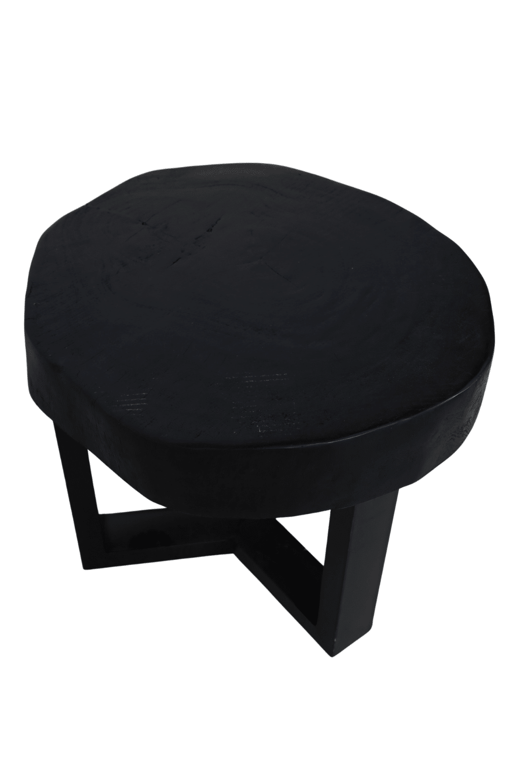zwarte boomstam bijzettafel 60 cm