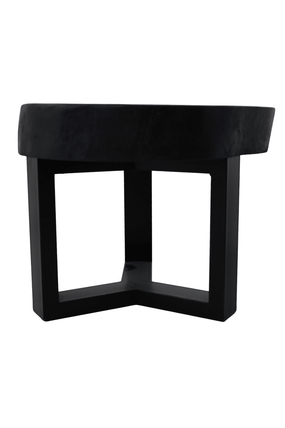 zwarte boomstam bijzettafel 60 cm