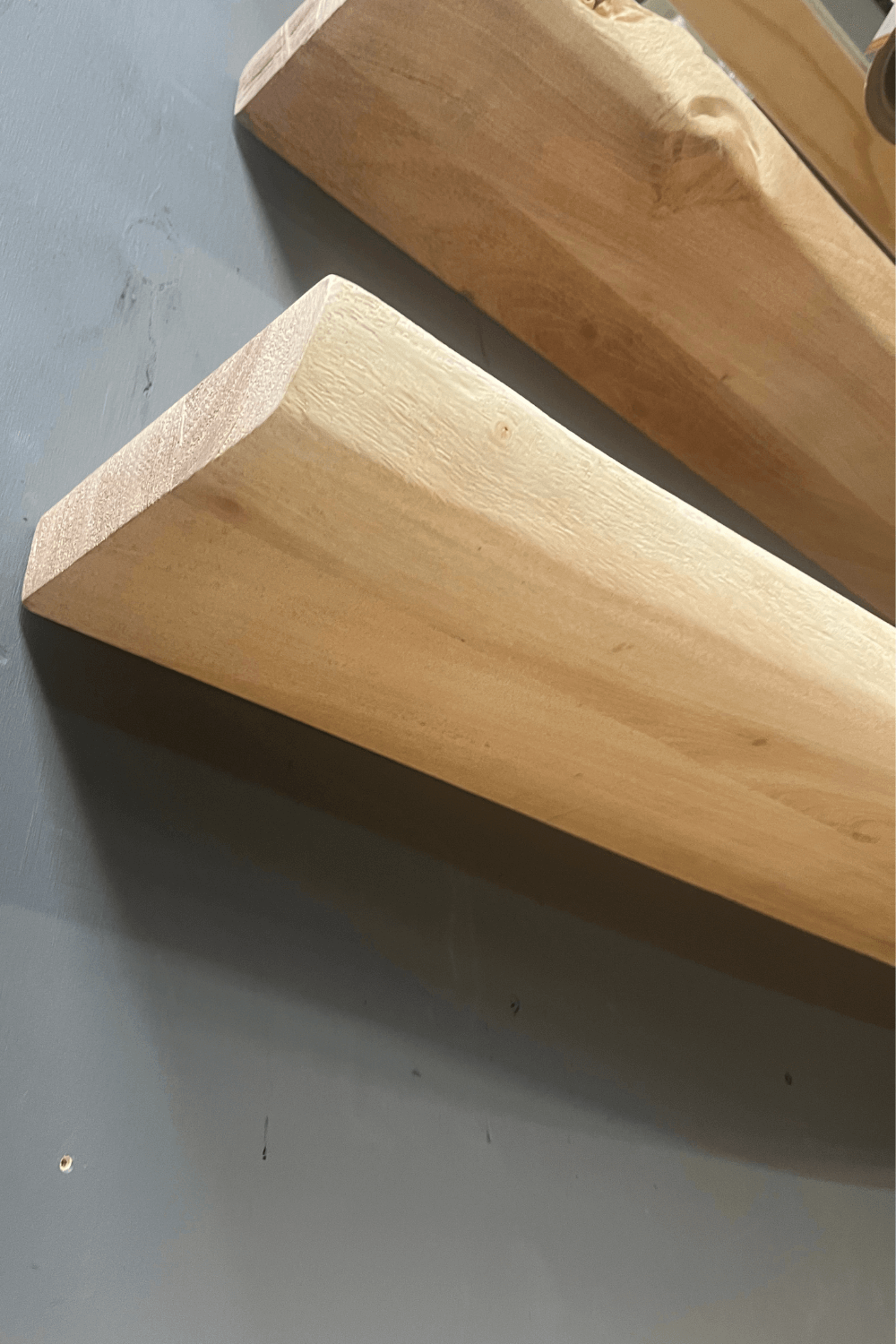acacia houten zwevende hangende plank eiken look