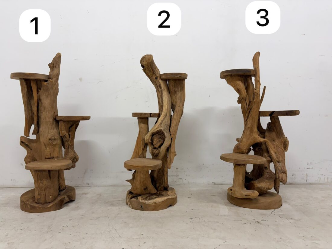 Teak Houten Display Etagre