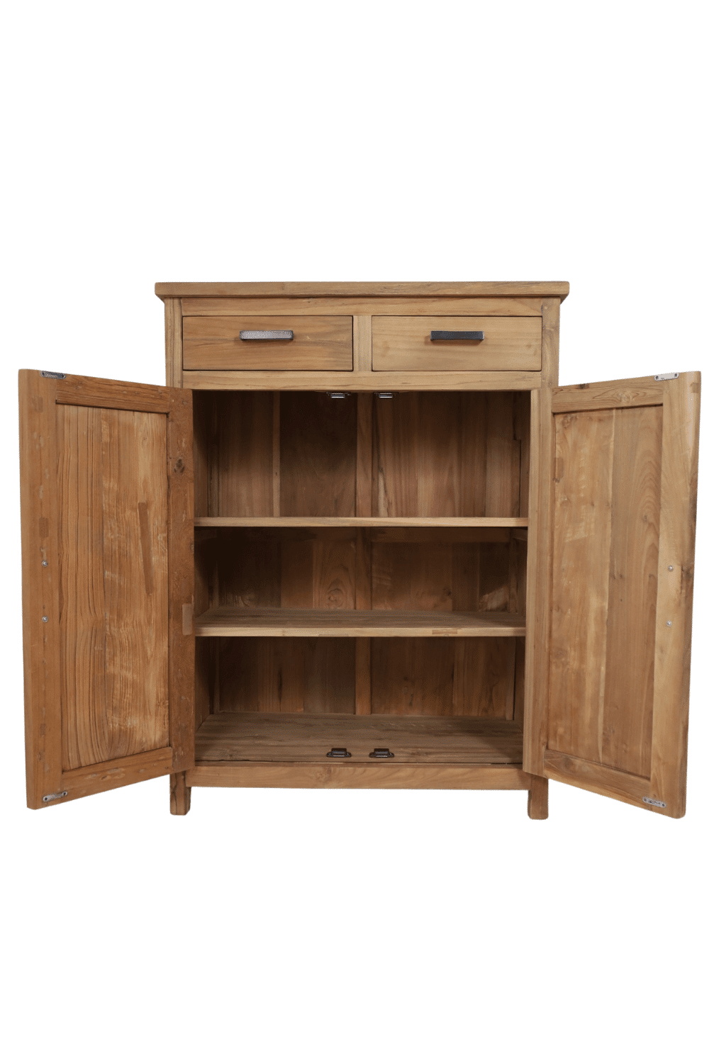 Teak houten meidenkast schoenen kast half hoge kast 90x47x120 cm