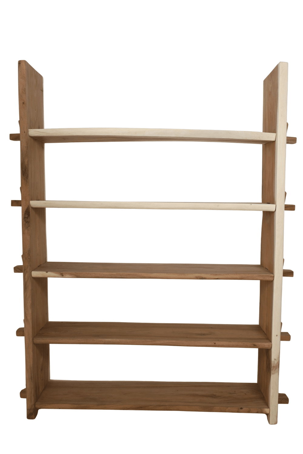 rek open kast suar hout boomstam stoere kast 165x40x200cm