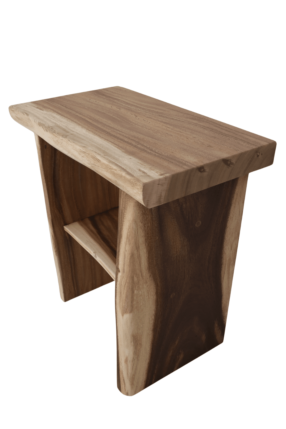 boomstam meubeltje open badkamer meubeltje suar houten badkamermeubeltje 80x45x85 cm