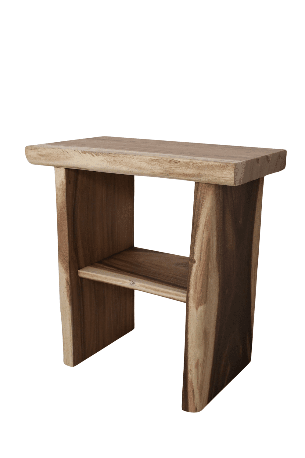 boomstam meubeltje open badkamer meubeltje suar houten badkamermeubeltje 80x45x85 cm