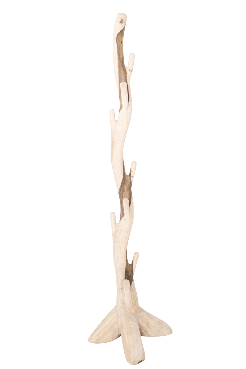 Staande Suar houten kapstok 60x195 cm