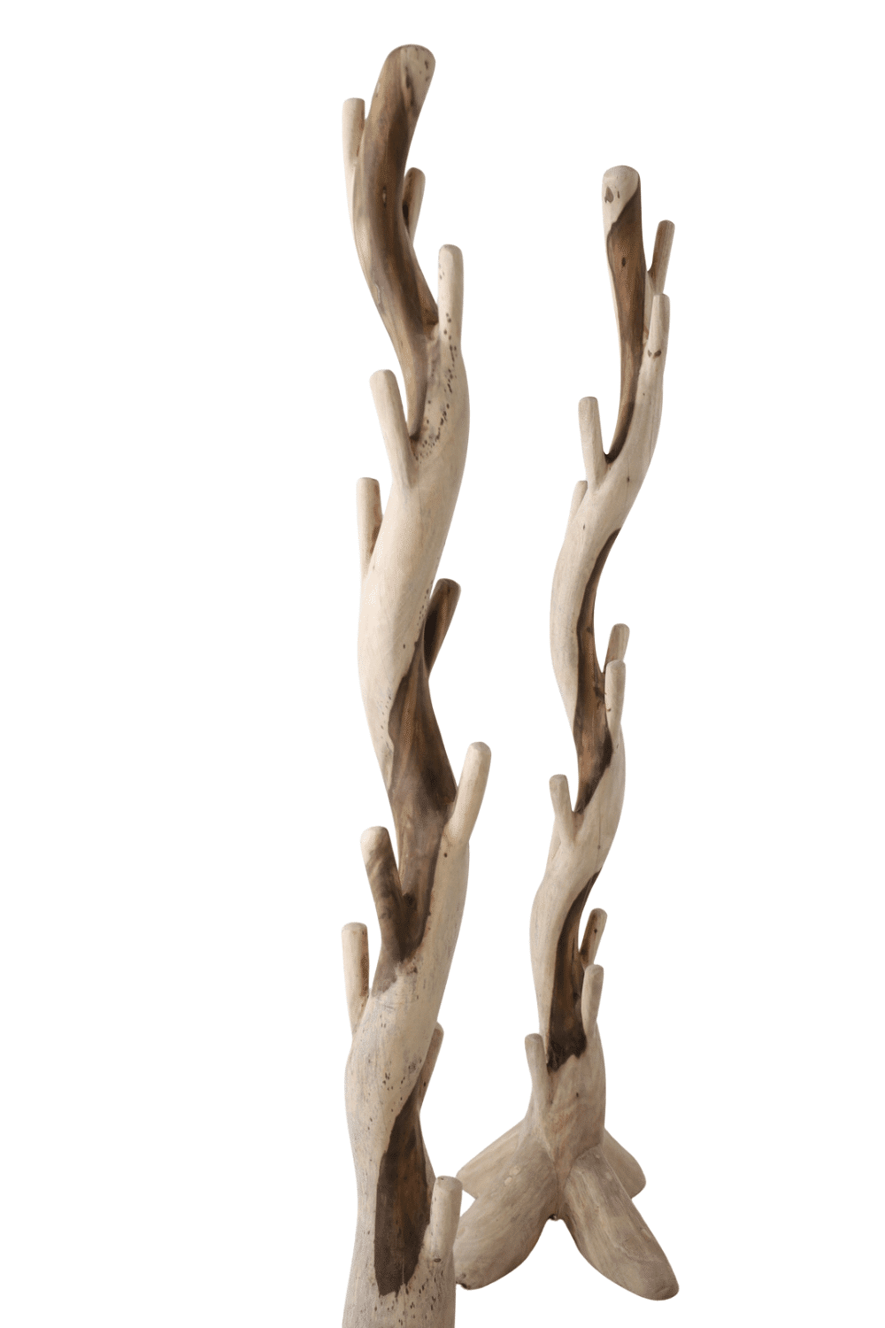 Staande Suar houten kapstok 60x195 cm