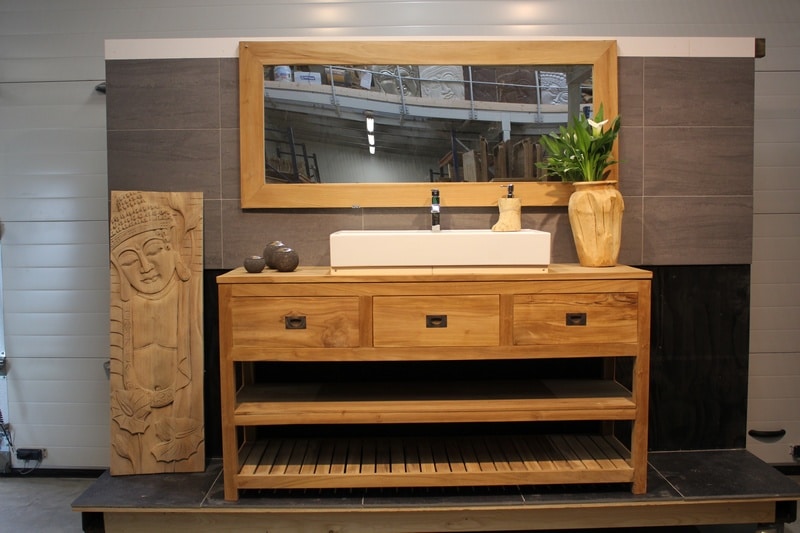 Nieuw Teak Badkamermeubel
