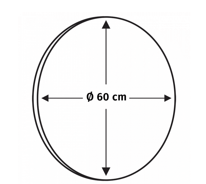spiegel LED - rond - 60 x 60 cm