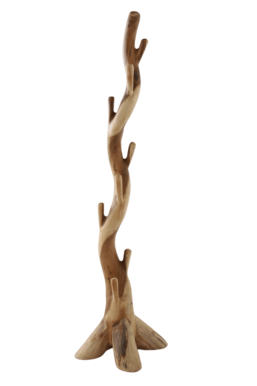 staande suar houten kapstok speels 60x195 cm