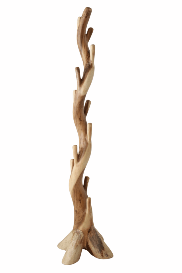 staande suar houten kapstok speels 60x195 cm