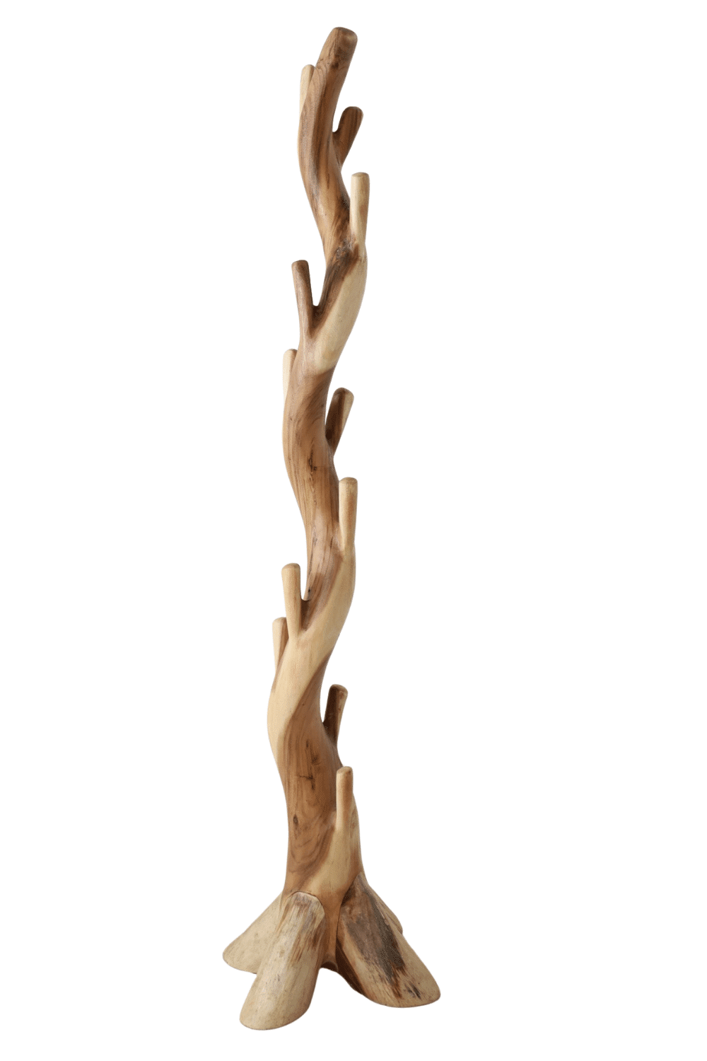 staande suar houten kapstok speels 60x195 cm