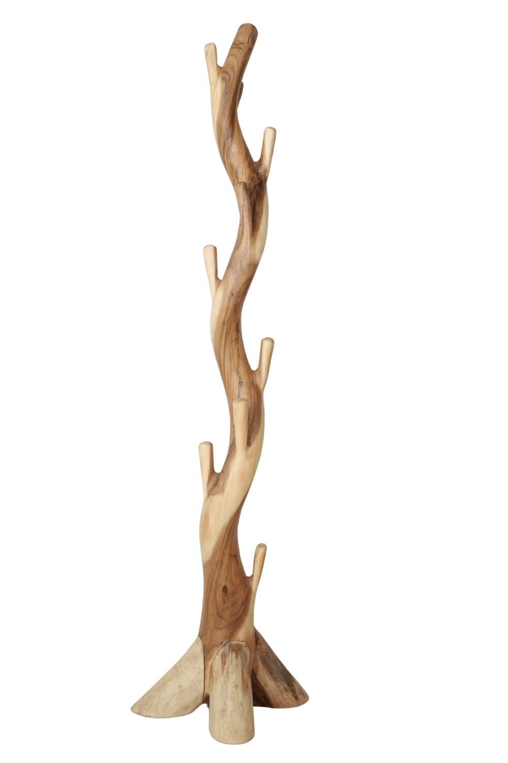 staande suar houten kapstok speels 60x195 cm