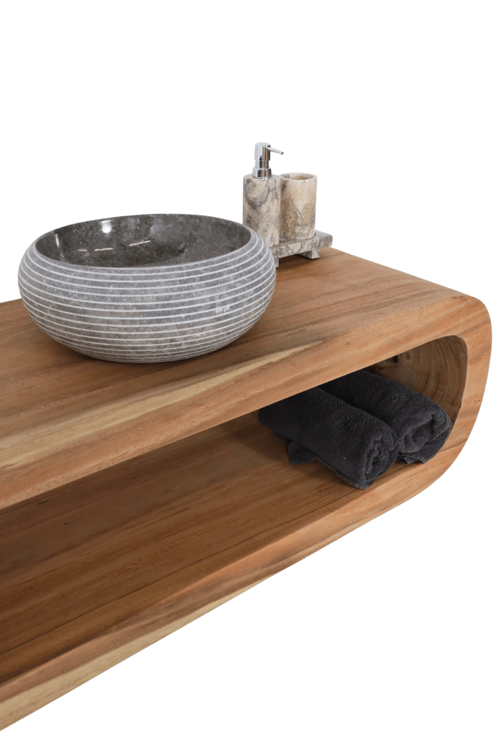 Badkamer meubel Suar hangend rond 120x40x40 cm