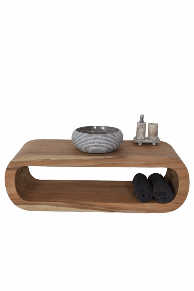Badkamer meubel Suar hangend rond 120x40x40 cm