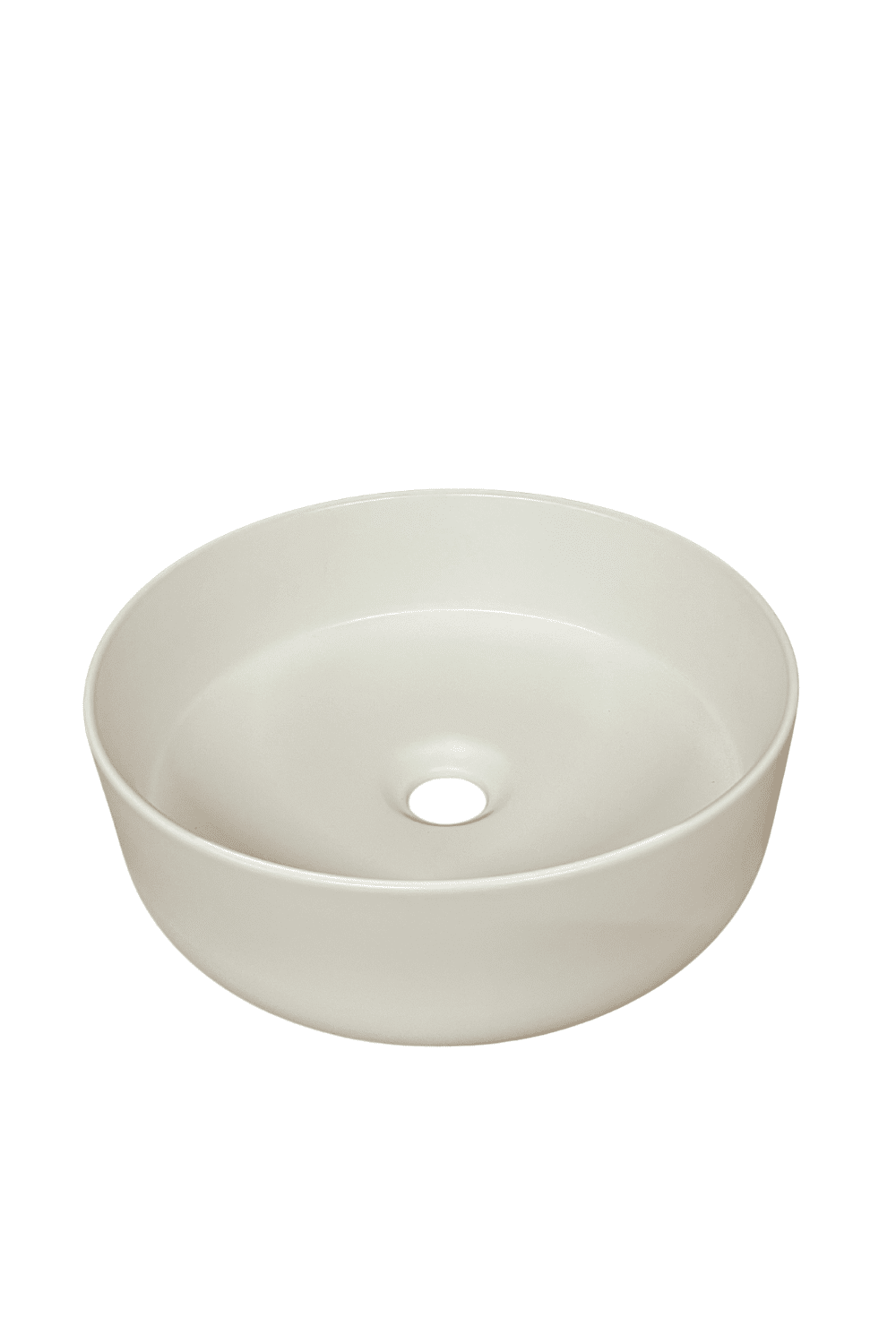 Witte wasbak rond 36x36x12 cm