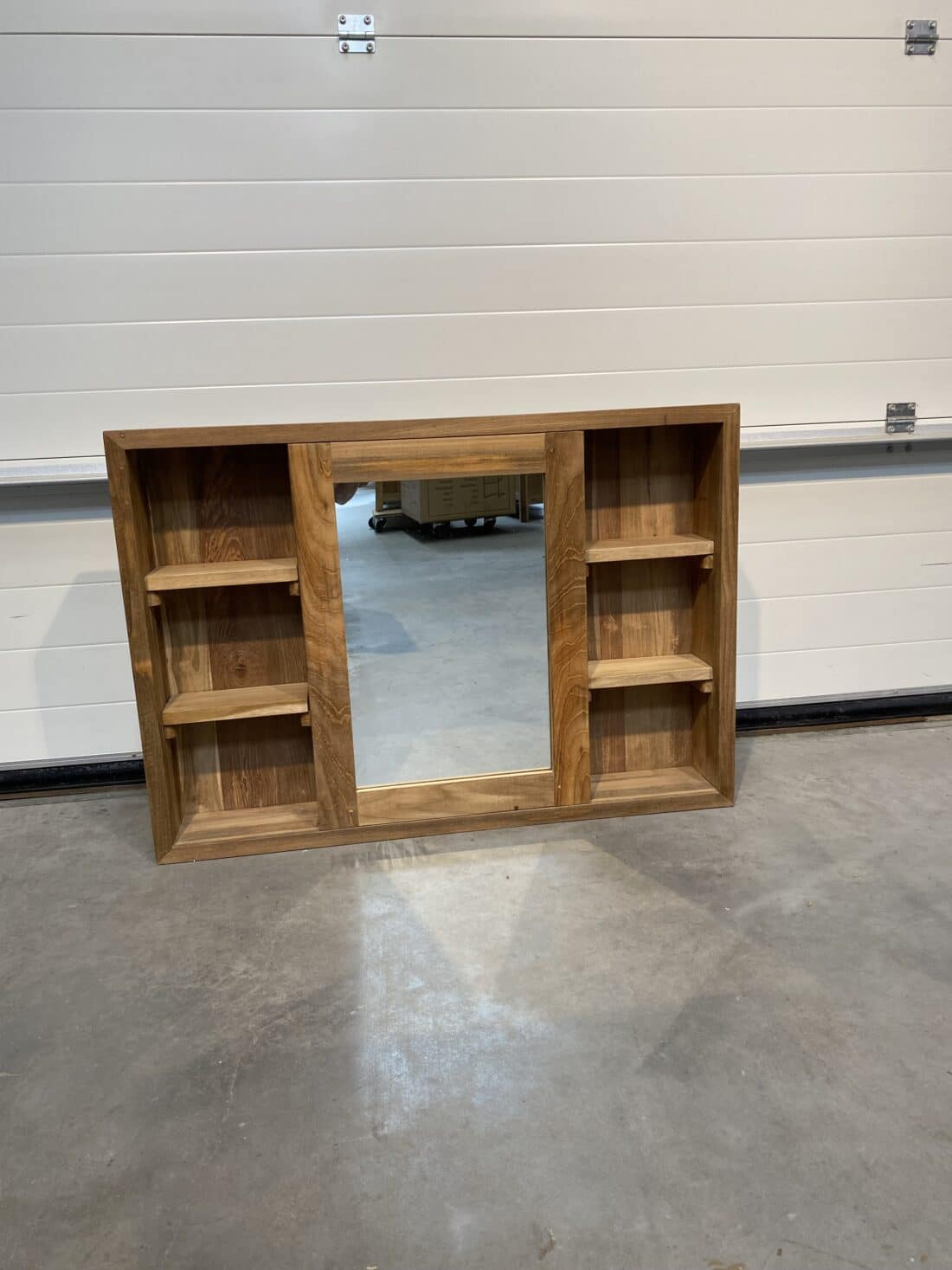 Teakhouten Spiegelkast 1 Meter