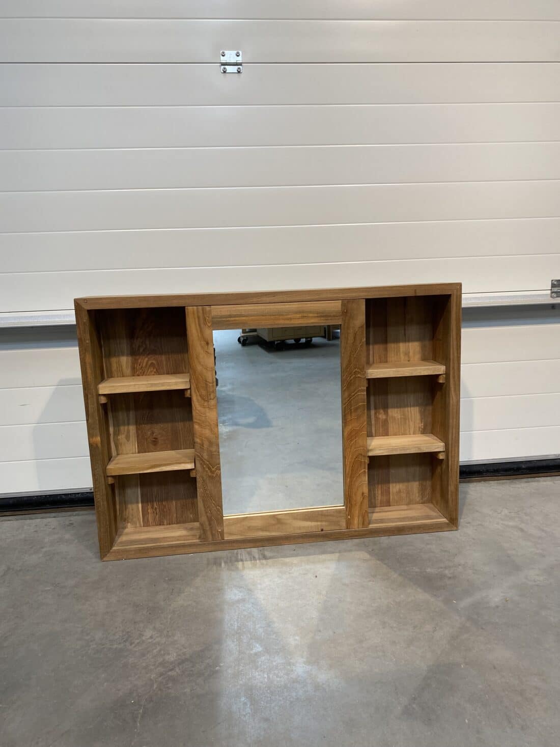 Teakhouten Spiegelkast 1 Meter
