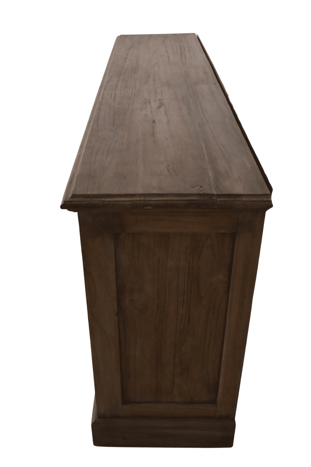 Teak houten dressoir rustiek klassiek met schuifdeuren