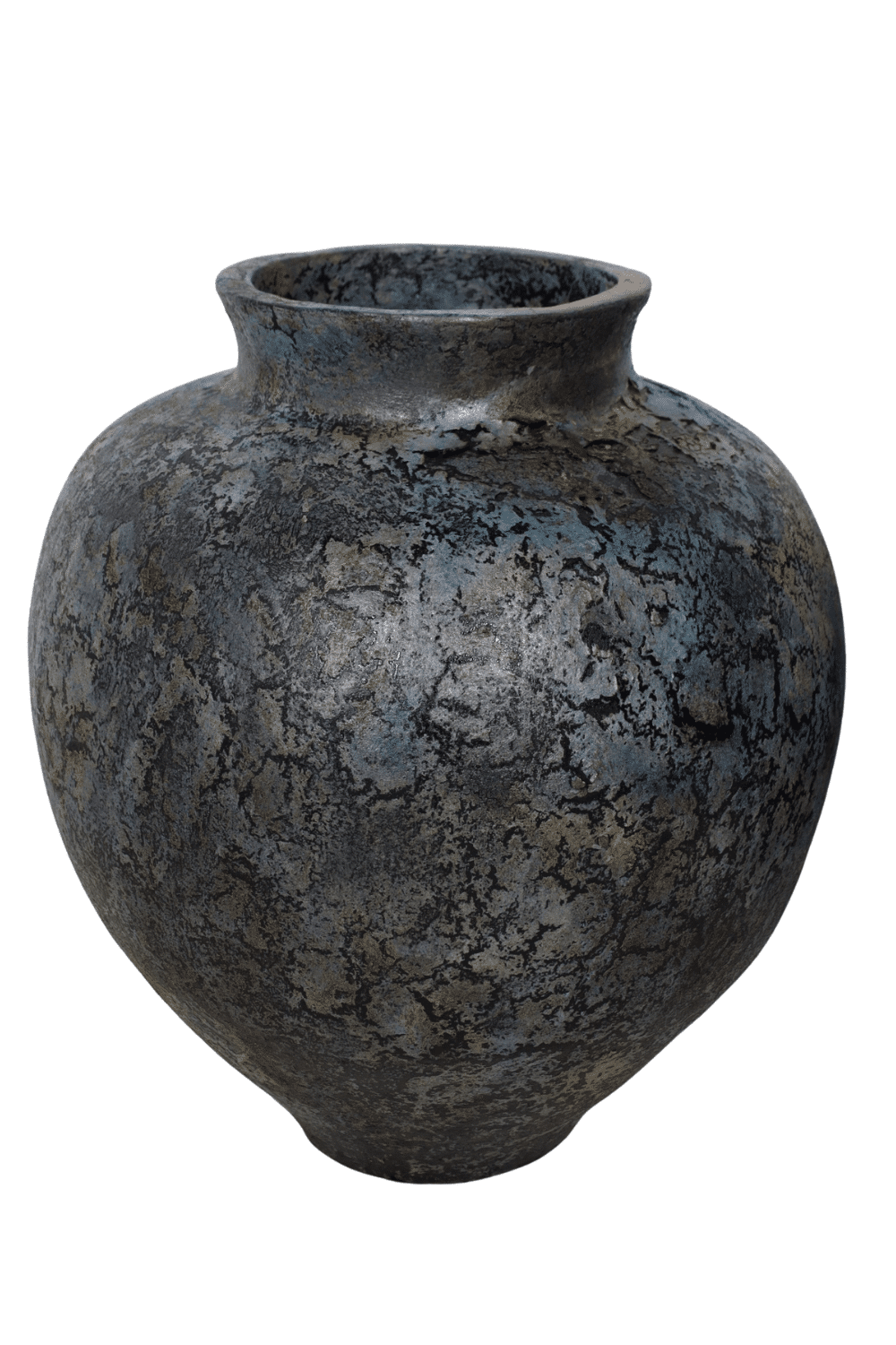 Grote blauwe kruikpot 55x70 cm